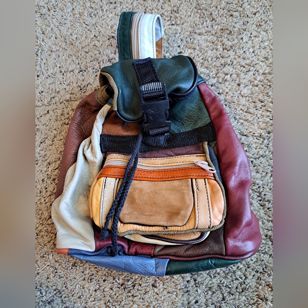 Leather Vintage Small Backback